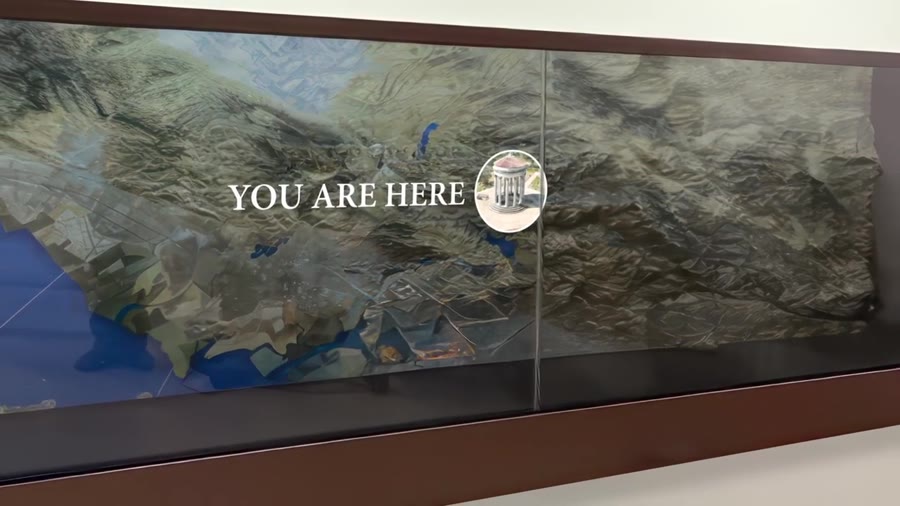 Video on the glass